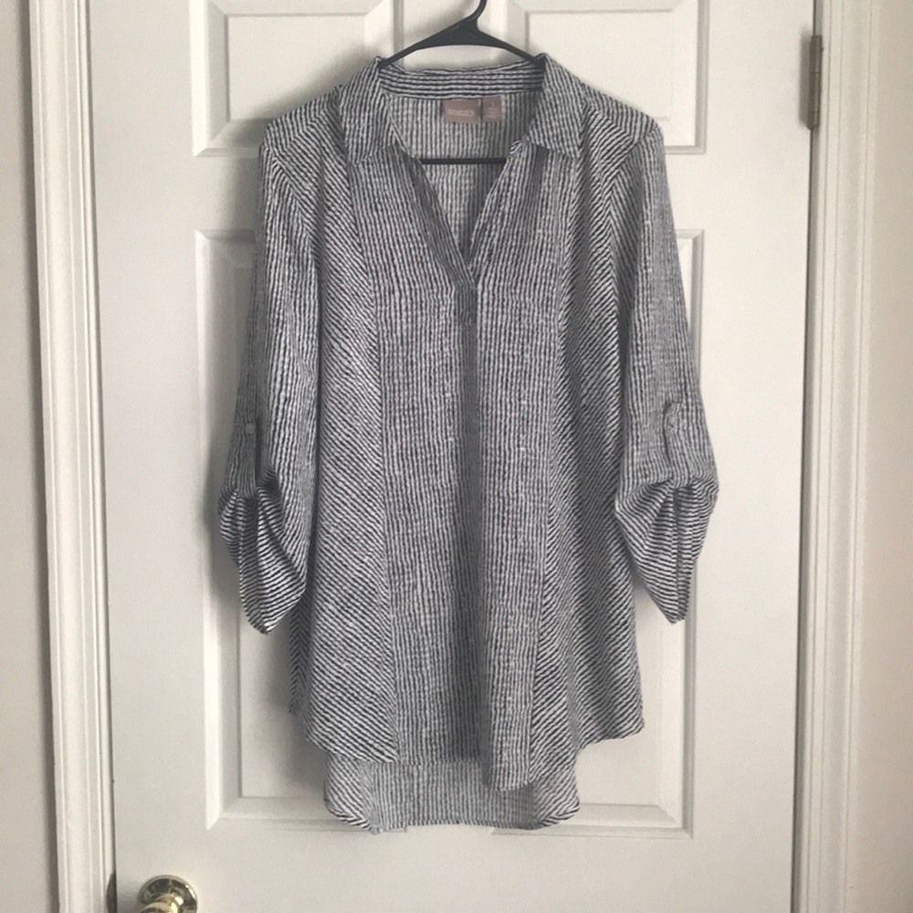 Chico’s 1/4 sleeve shirt
